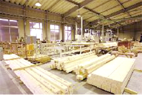 構造材工場の写真